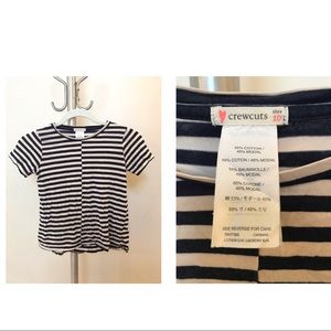 Navy blue and white striped shirt!💙🤍